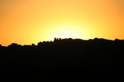 SUNSET ON FERY FURNACE SINCE DELICATE ARCH