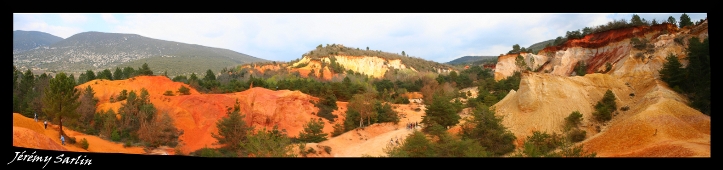 Panoramique ocres rustrel